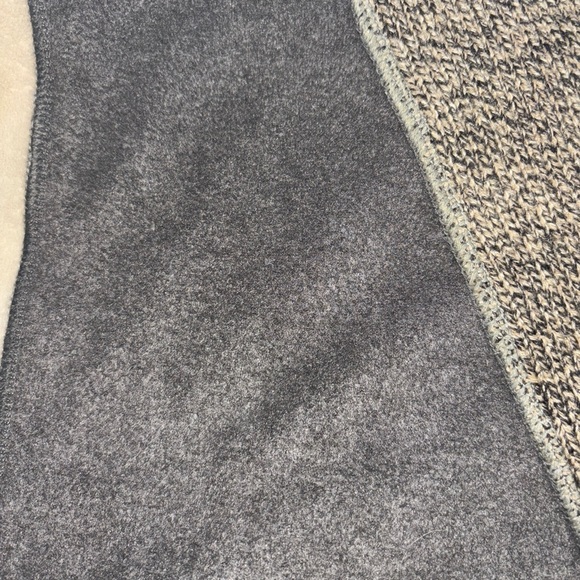 ARIS Men’s Brown/Tan/Gray Tight Knit Scarf Wool/Acrylic Blend 66x9” - Picture 4 of 7